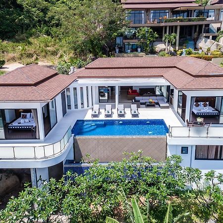 Sunny Banks - Modern Sea View 4 Bed Pool Villa Maret Exterior foto