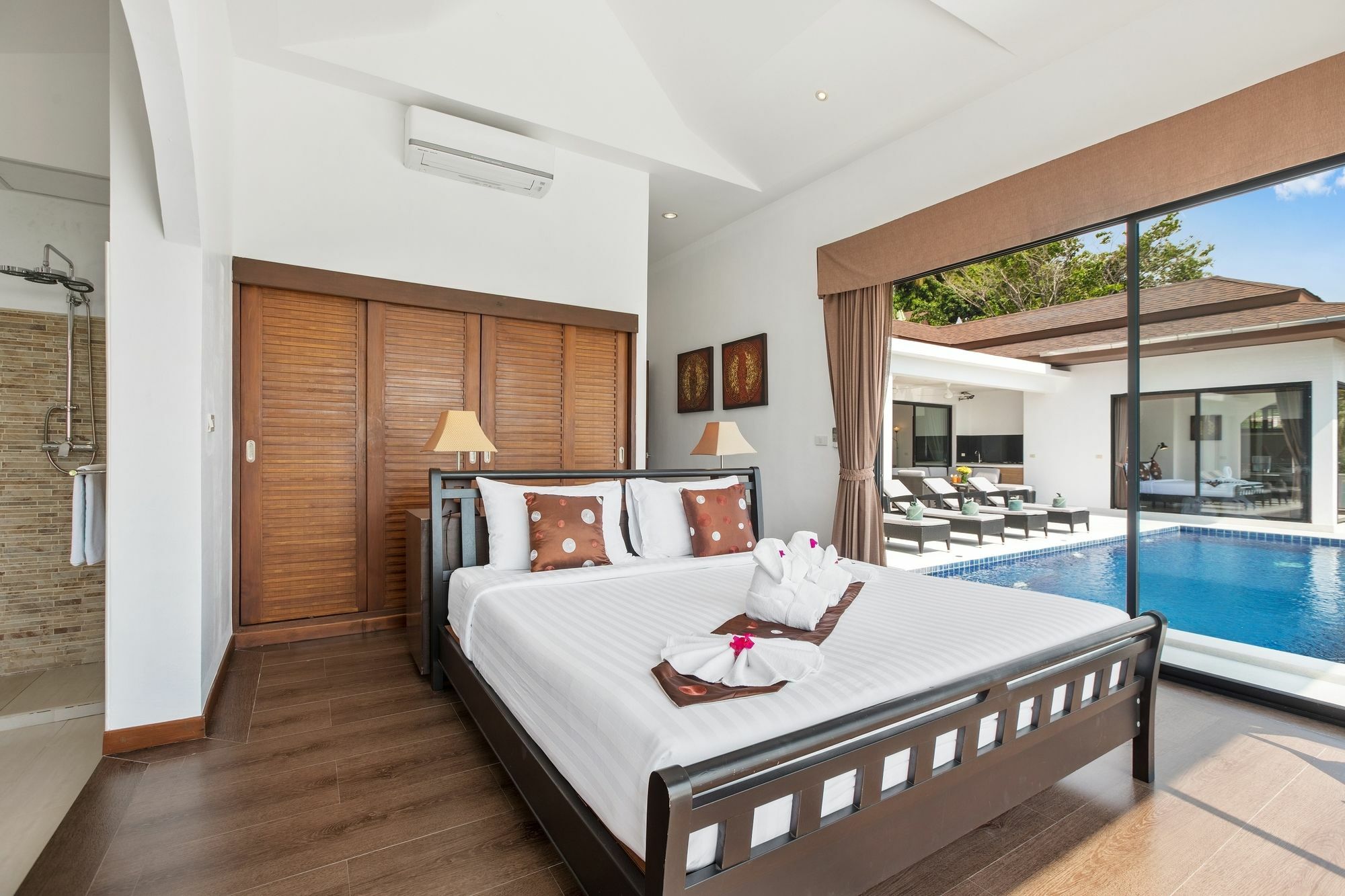 Sunny Banks - Modern Sea View 4 Bed Pool Villa Maret Exterior foto